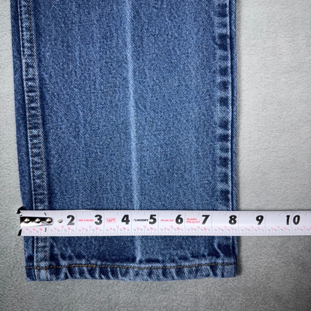Lee Jeans Mens 33x32 Regular Fit Straight Leg Blue Denim Cotton Classic 5 Pocket - Picture 9 of 9